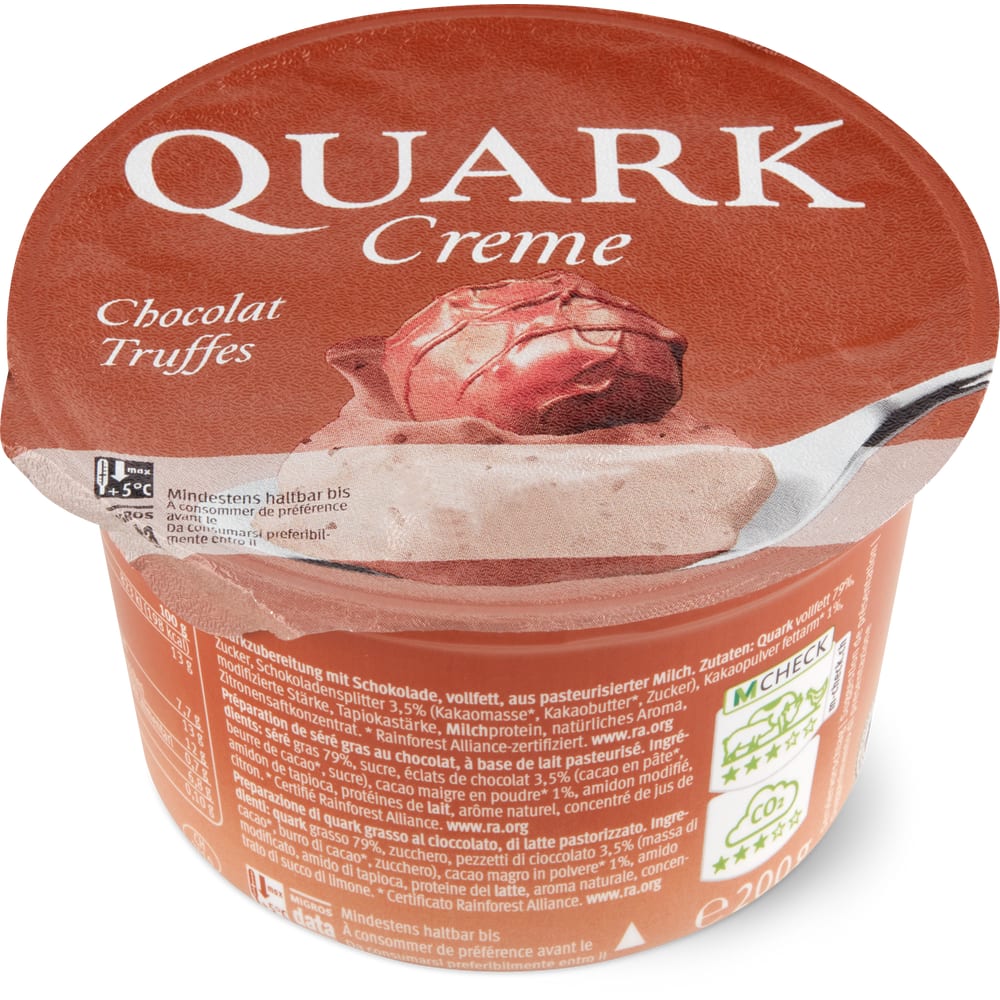 Quark Creme Schokoladen Truffes
