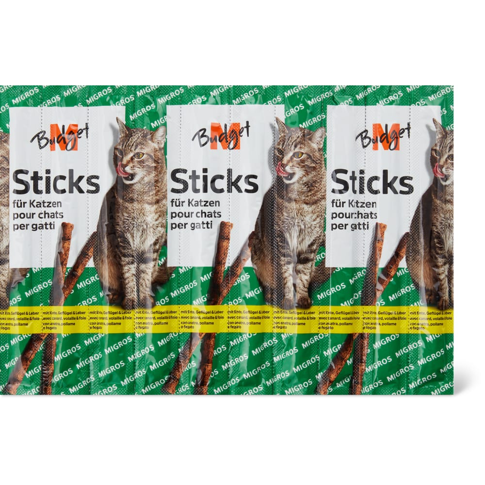 M-Budget Katzensticks Ente und Geflügel