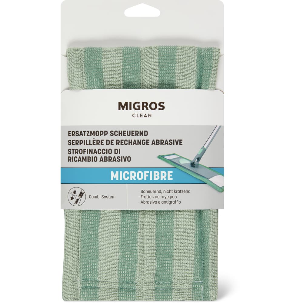Migros Clean Ersatz-Scheuerschwamm Mikrofaser