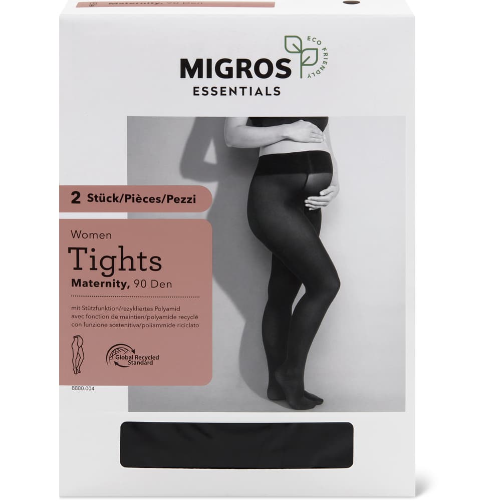 Migros Essentials · Mama Maternity Tights Twin Pack · 90 Den • Migros