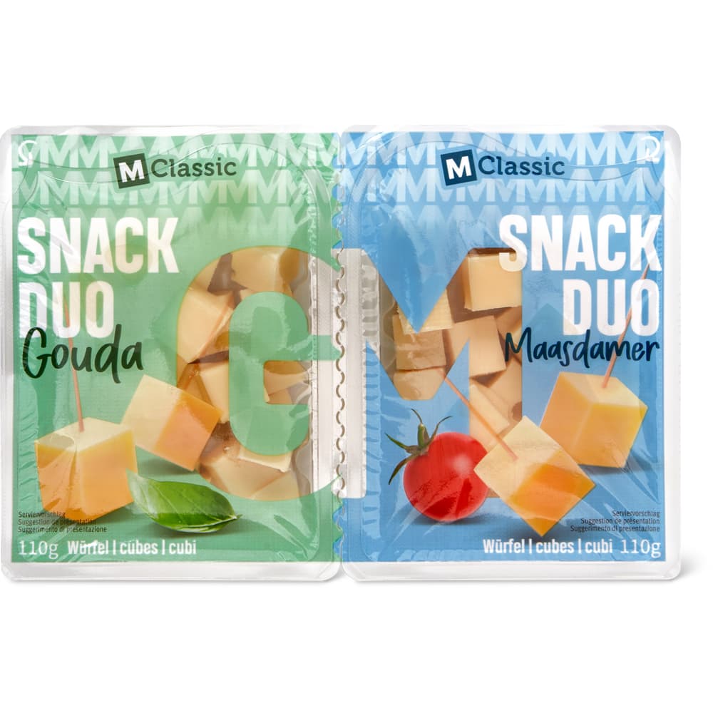 M-Classic Snack Duo Käsewürfel Gouda - Maasdamer