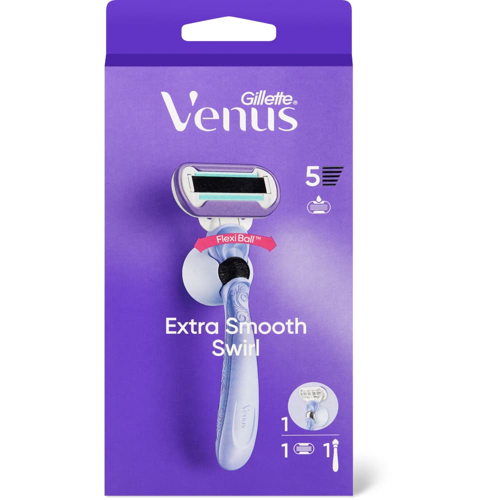 Gillette Venus Deluxe Smooth Swirl Rasierer 5 Klingen