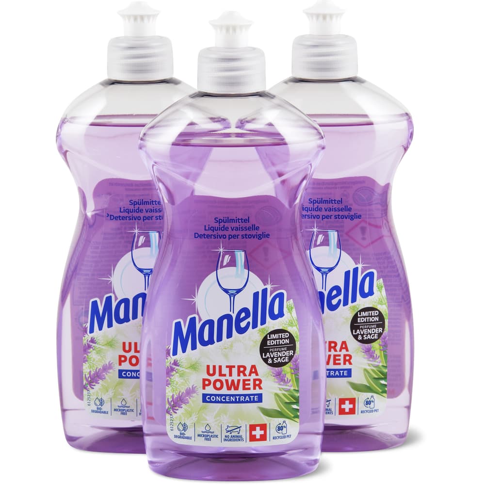 Manella Abwaschmittel Lavender & Sage
