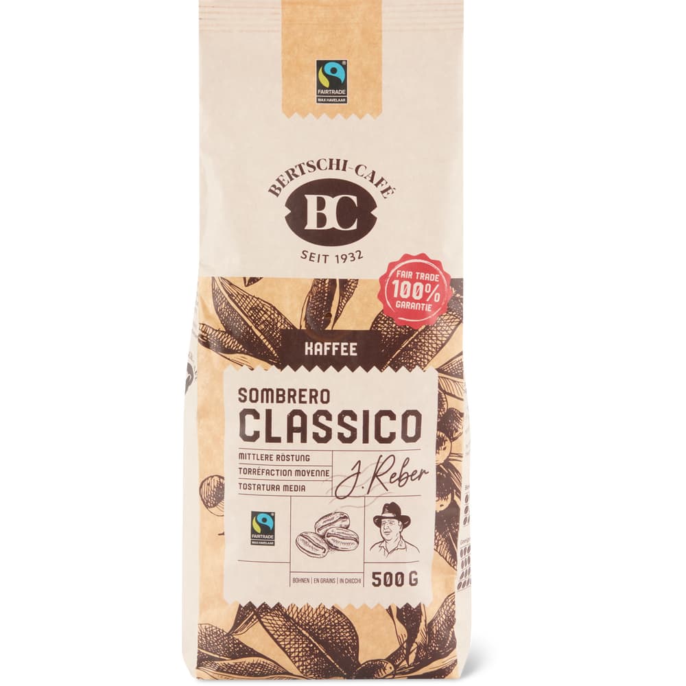 Bertschi Bohnenkaffee Sombrero Classico