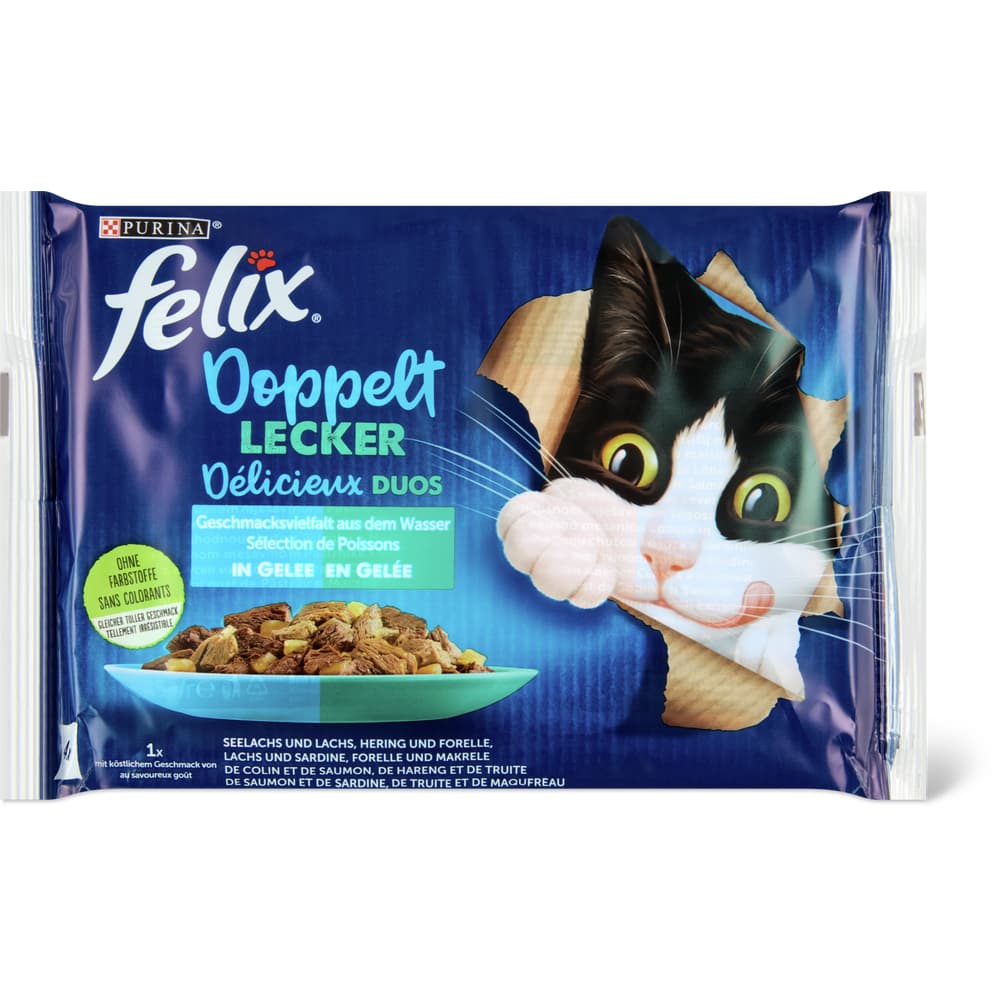 Felix Sensations Fisch Doppelt Lecker in Gelée