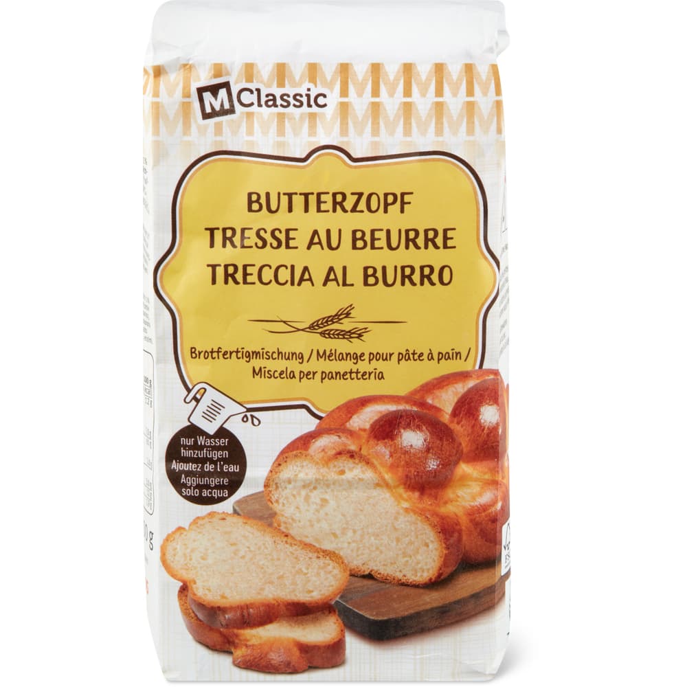 M-Classic Backmischung fixfertig Butterzopf
