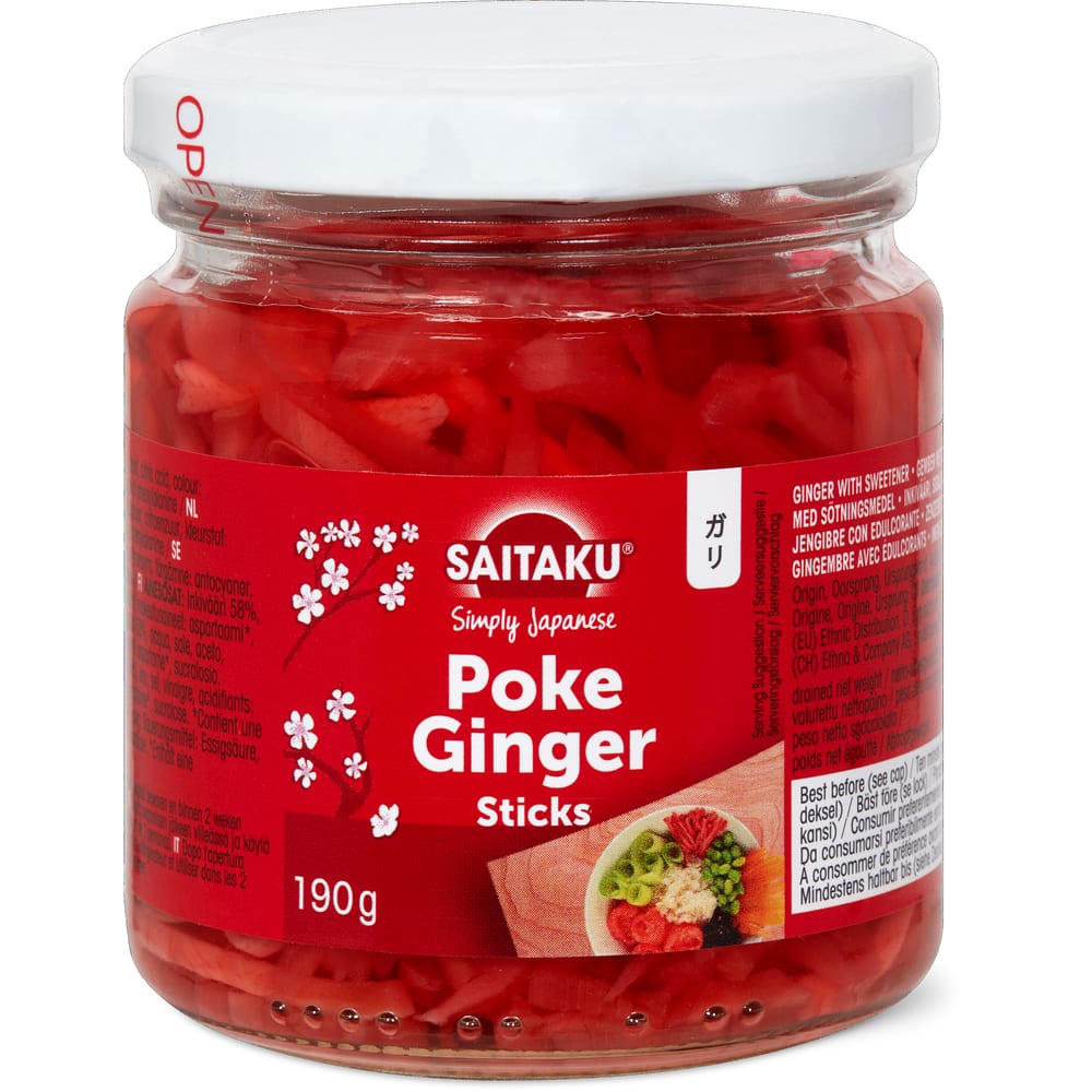 Saitaku Simply Japanese Poke Ginger Sticks