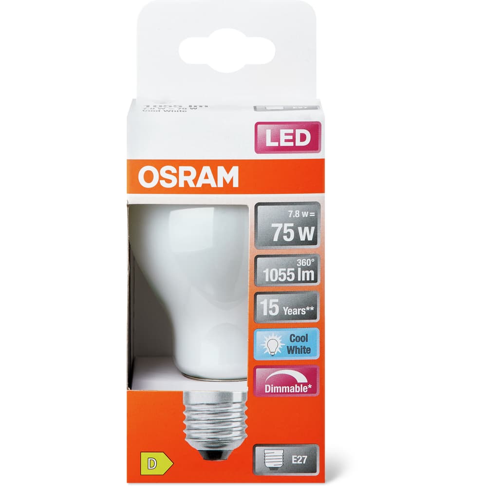 Osram Led Leuchtmittel SST CL A75 MATT KALTWEISS E27 - 75W