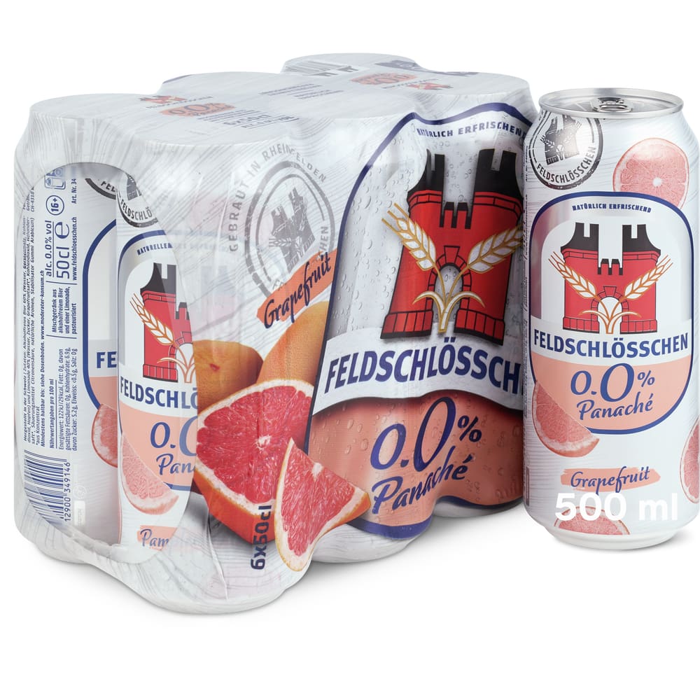 Feldschlösschen Grapefruit Aromatisiertes Bier alkoholfrei - 0.0%