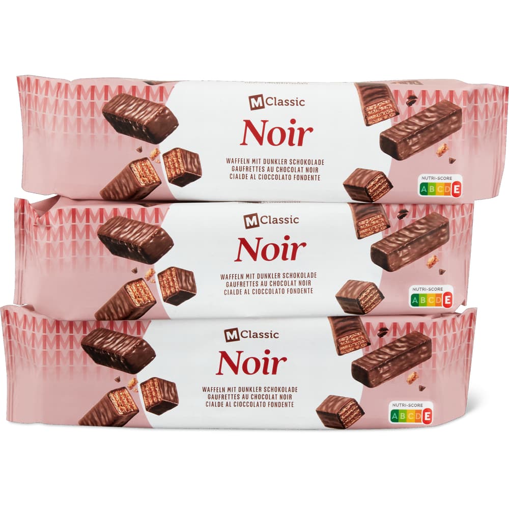 M-Classic Waffeln Noir dunkle Schokolade
