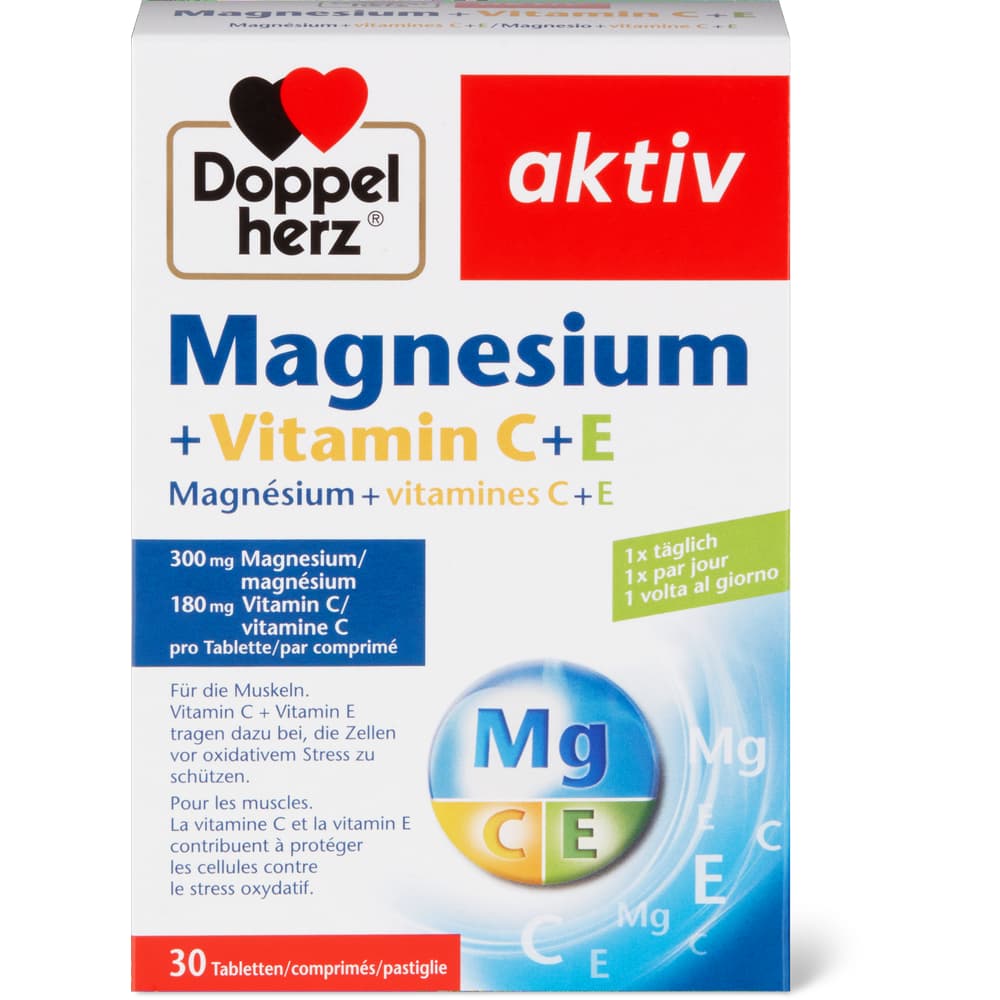 Doppelherz Tabletten Magnesium & Vitamin C+E