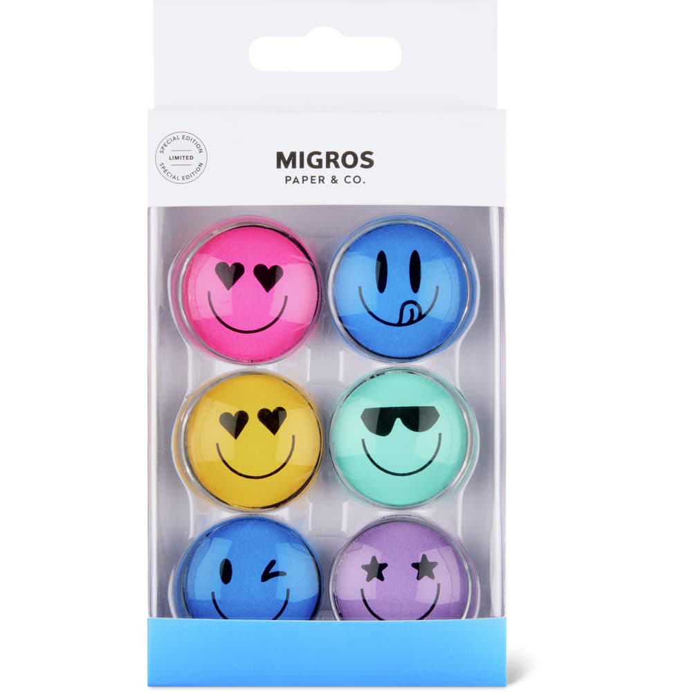 Migros Paper & Co. Magnete Smiley