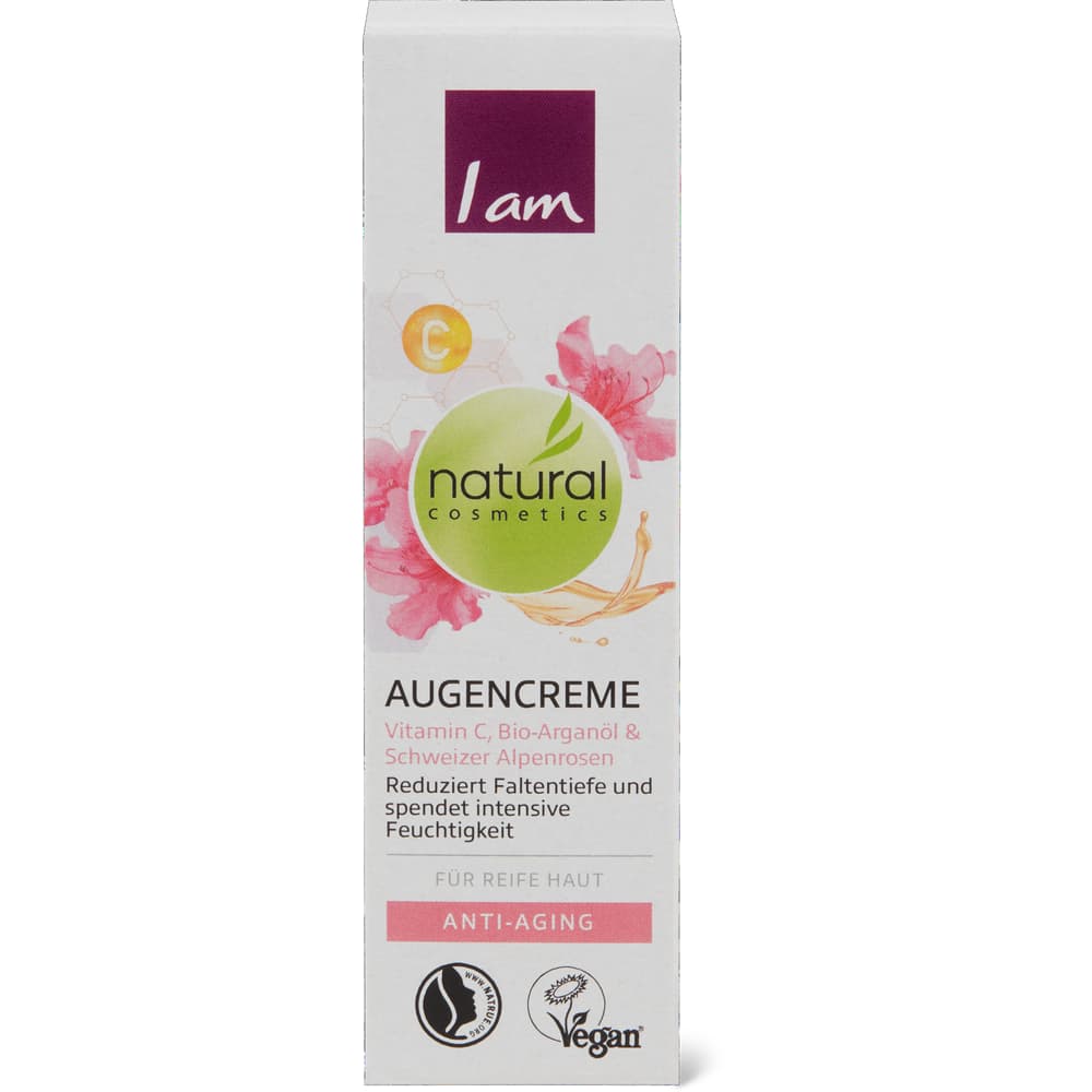 I am natural cosmetics Anti-Aging Augencreme für reife Haut