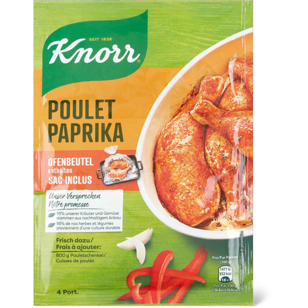 Knorr Zart & Saftig Poulet Paprika
