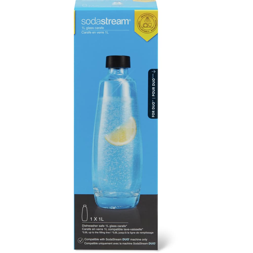 soda streamDUO [Official] Soda Stream DUO Starter Kit, White 