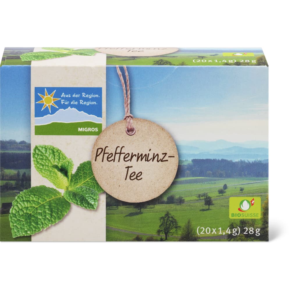 Pfefferminztee Aus der Region, Bio