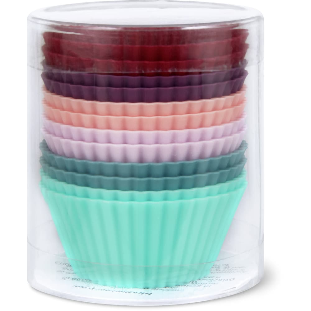 Kitchen & Co. · Moules à muffins Mini · multicolore, silicone