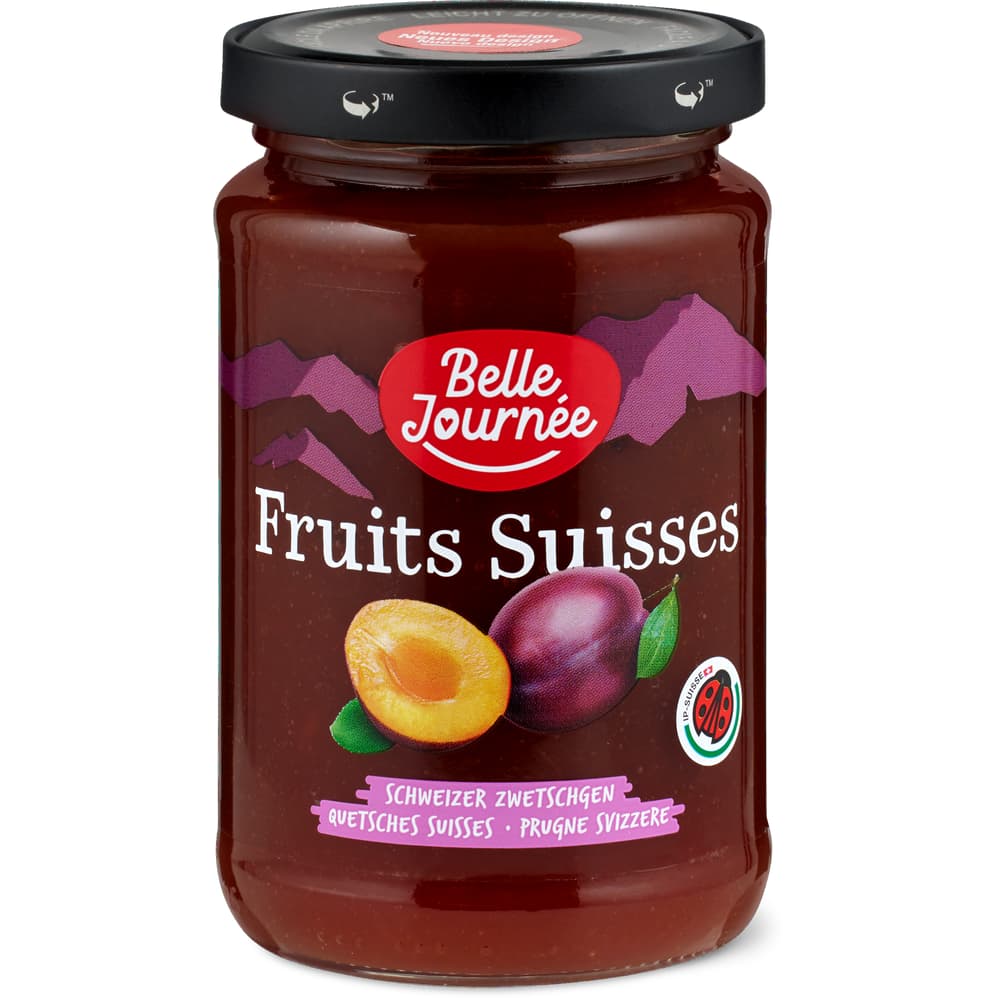 Belle Journée IP-SUISSE Konfitüre Schweizer Zwetschgen