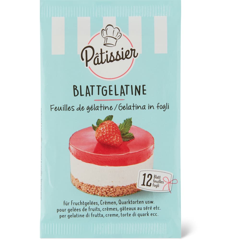 Patissier Blattgelatine