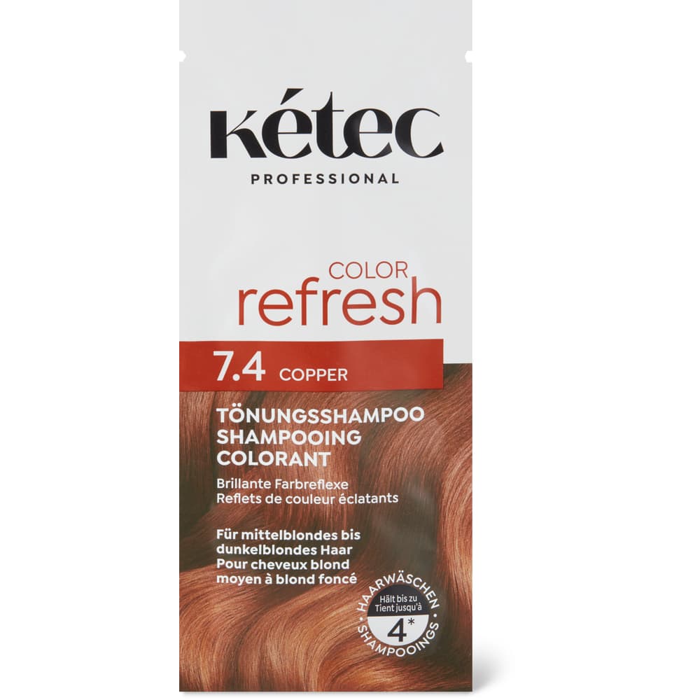 Kétec Tönungsshampoo 7.4 Kupfergold