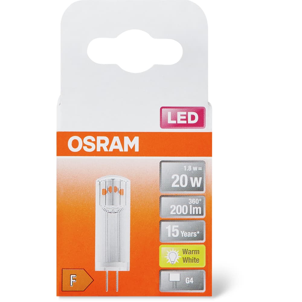 Osram Led Leuchtmittel Warm White G4, 20W