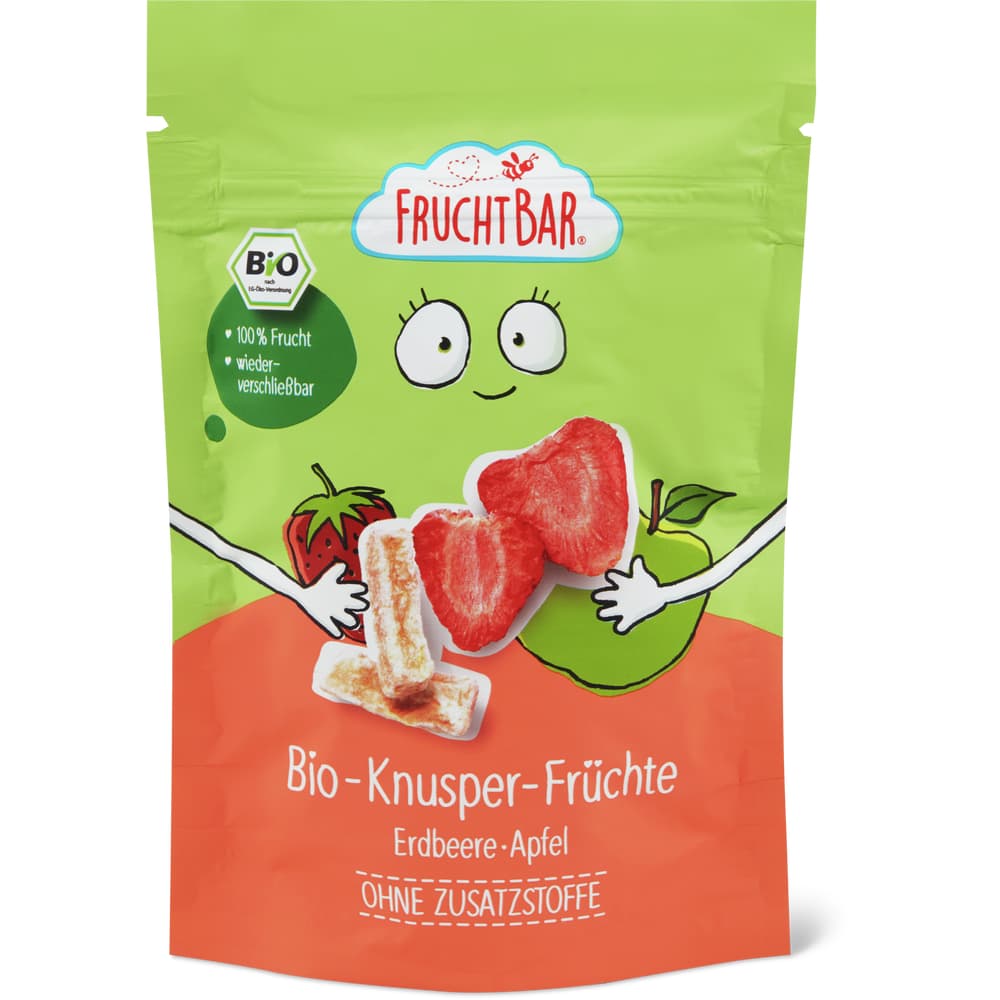 Fruchtbar Bio Fruchtsnack, Erdbeere & Apfel Ab 12 Monaten