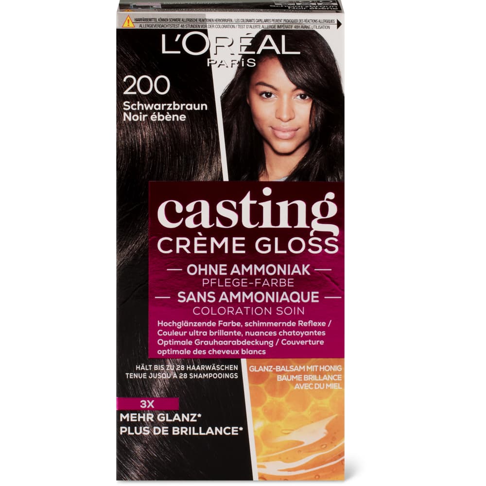 Casting Crème Gloss Pflegetönung 200 Schwarzbraun, ohne Ammoniak
