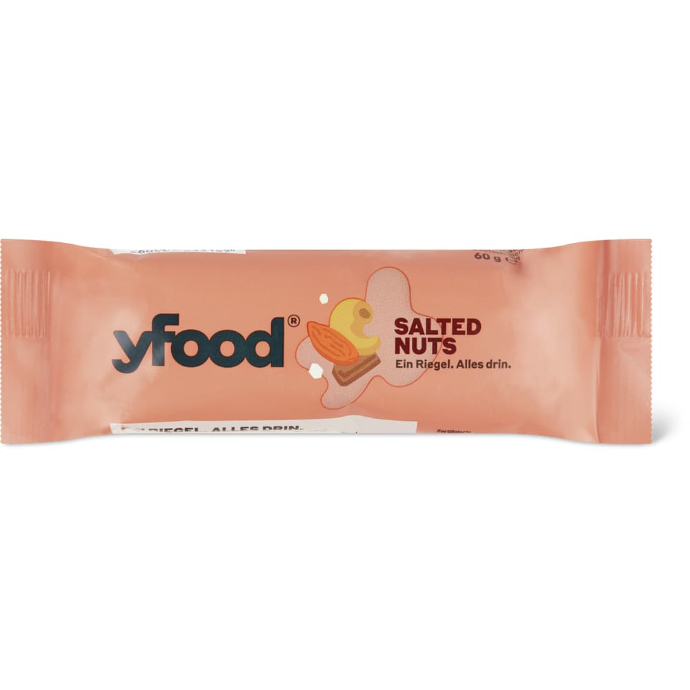 YFood Proteinriegel Salted Nuts