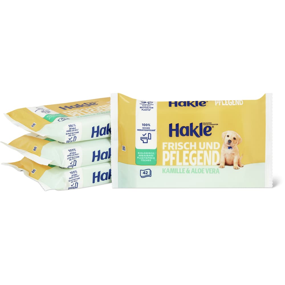 Hakle Pflegende Sauberkeit Feuchtes Toilettenpapier Kamille & Aloe Vera