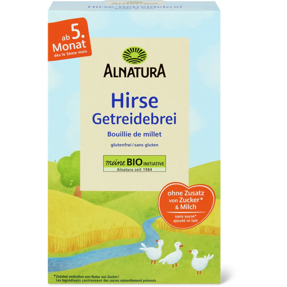 Alnatura Hirse Getreidebrei Bio, 5 Monate