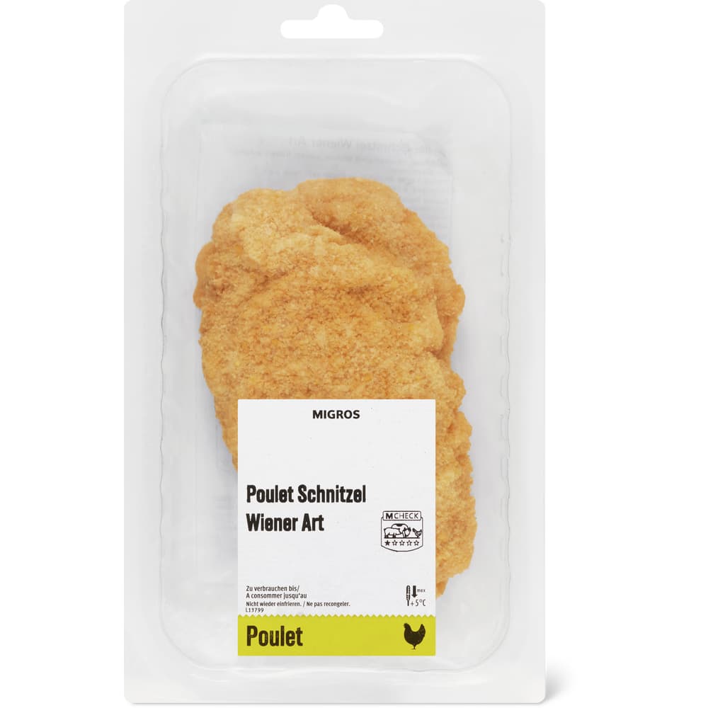 Migros Pouletschnitzel Wiener Art
