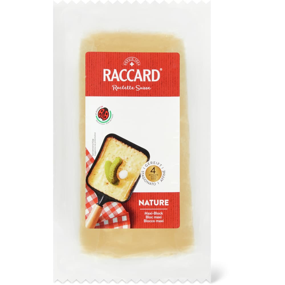 Raccard IP-SUISSE Raclette Nature - Maxi Block