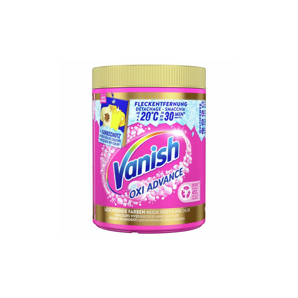 Vanish Oxi Advance Fleckenentferner Pulver Farben