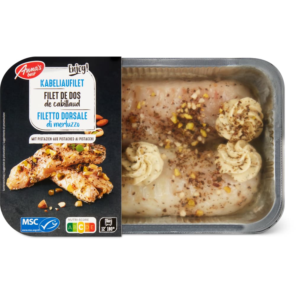 Anna's Best MSC Kabeljaurückenfilet Mandeln, Pistazien, Basilikum