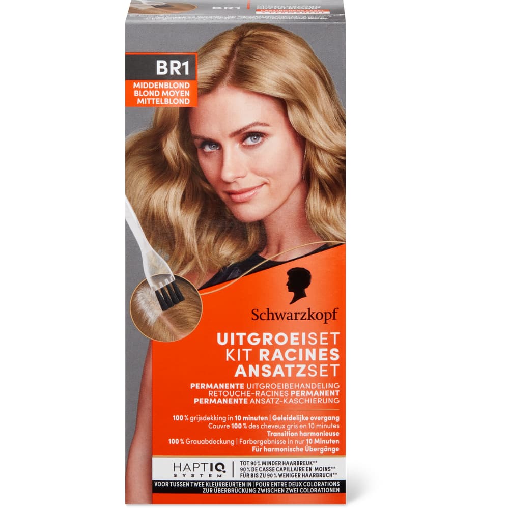 Schwarzkopf Ansatzset BR1 Mittelblond