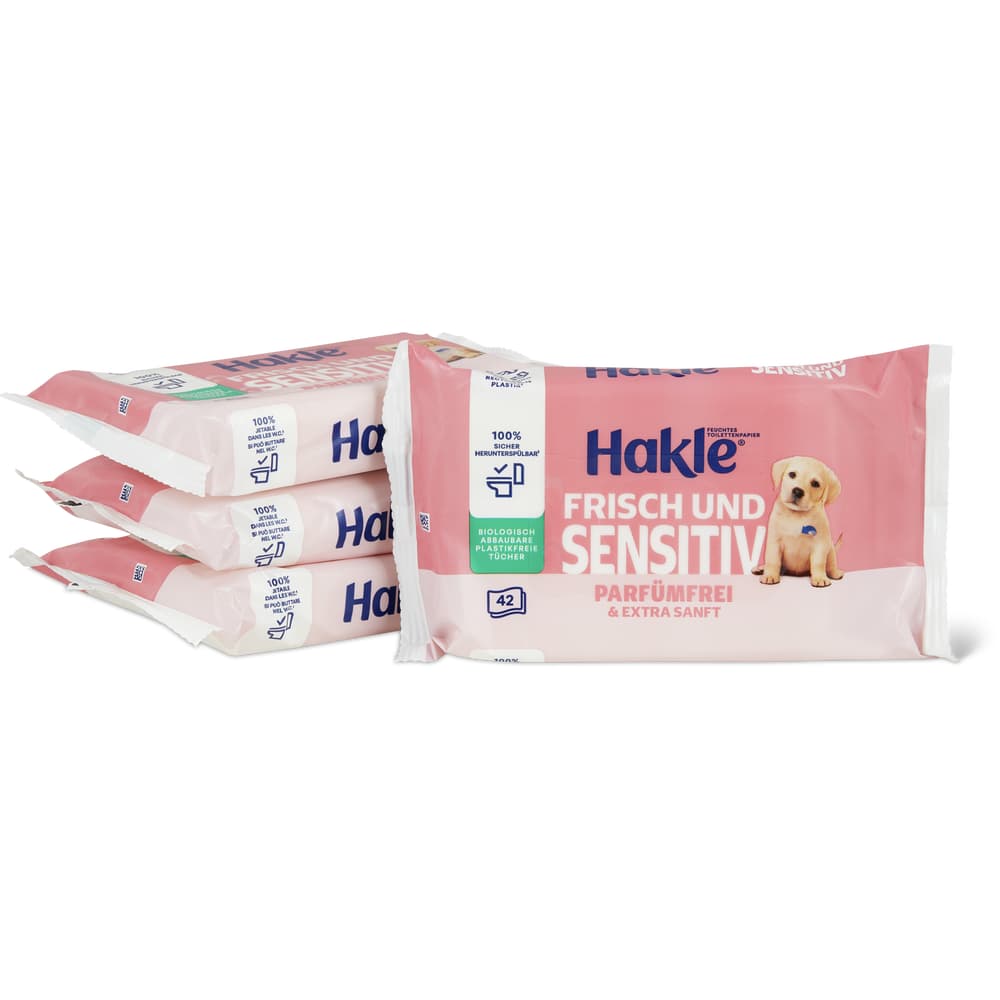 Hakle Toilettenpapier feucht Parfüm-frei & extra sanft