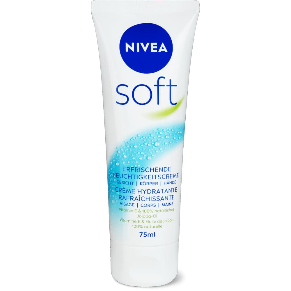 Nivea Soft Feuchtigkeitscreme Gesicht, Körper & Hände Vitamin E & Jojoba-öl