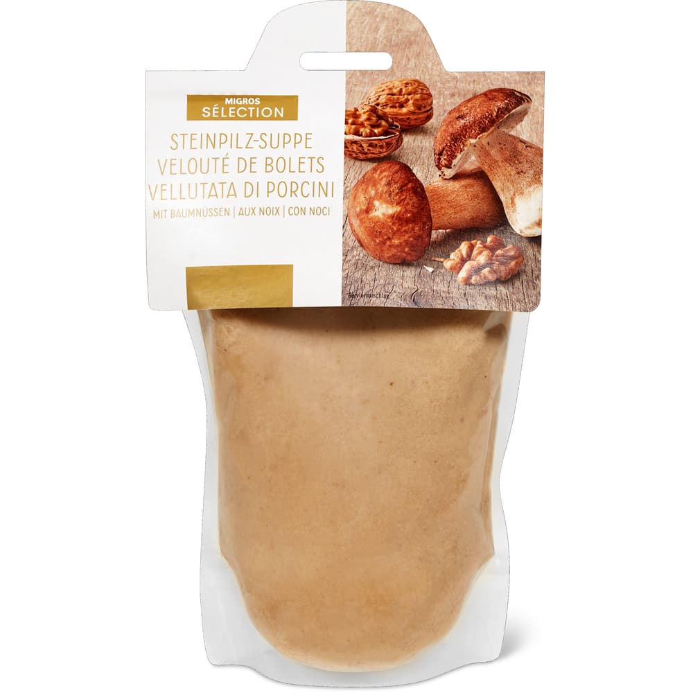 Sélection Steinpilz-Suppe mit Baumnüssen