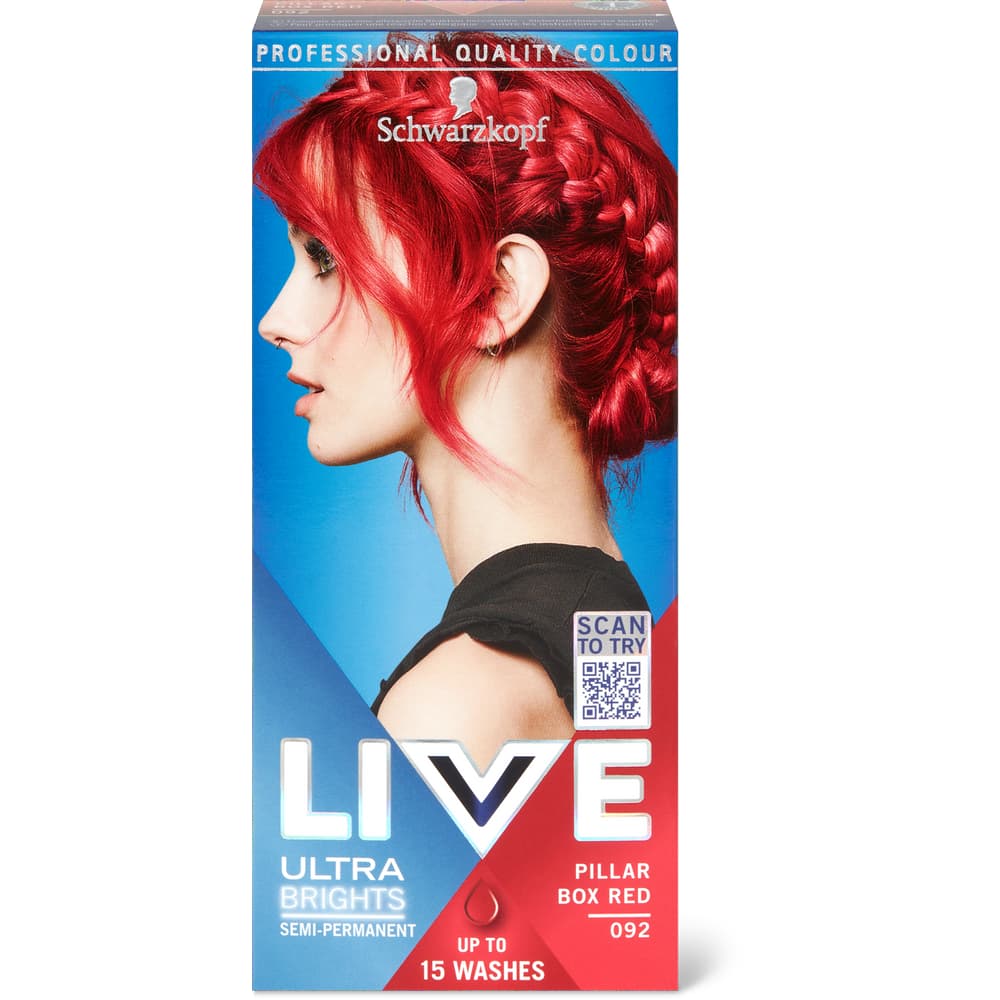 Schwarzkopf LIVE Ultra Brights Tönung 92 Rot