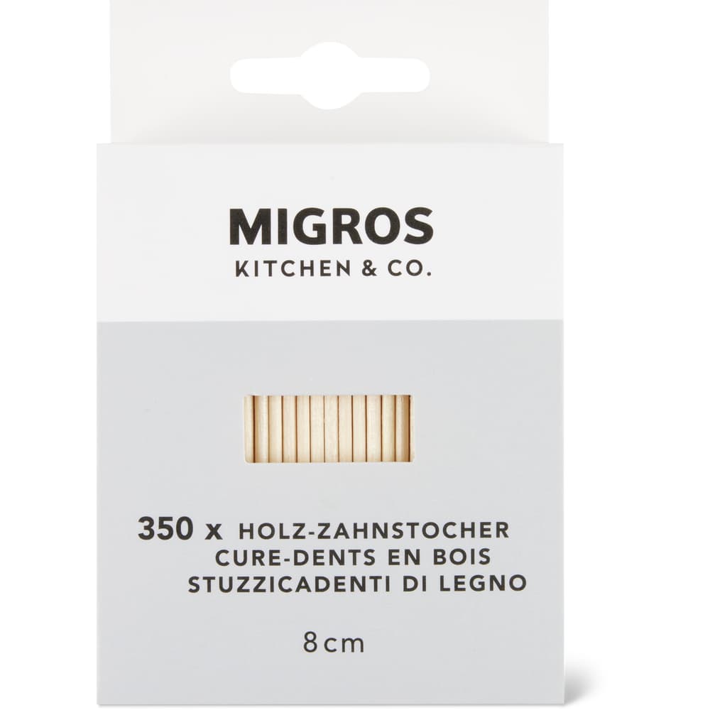 Migros Kitchen & Co. Holz-Zahnstocher 8 cm
