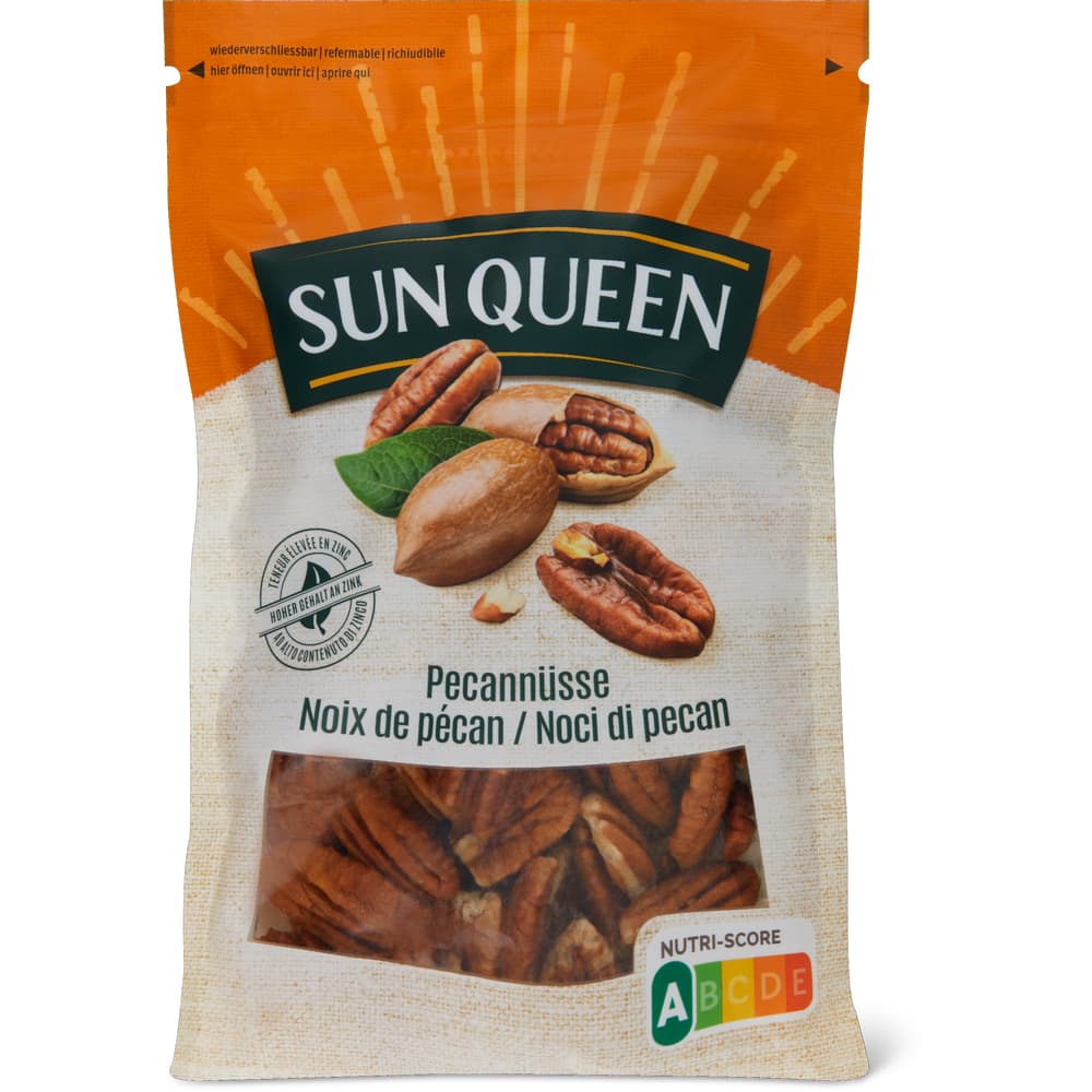 Sun Queen Pecannüsse Nicht gesalzen