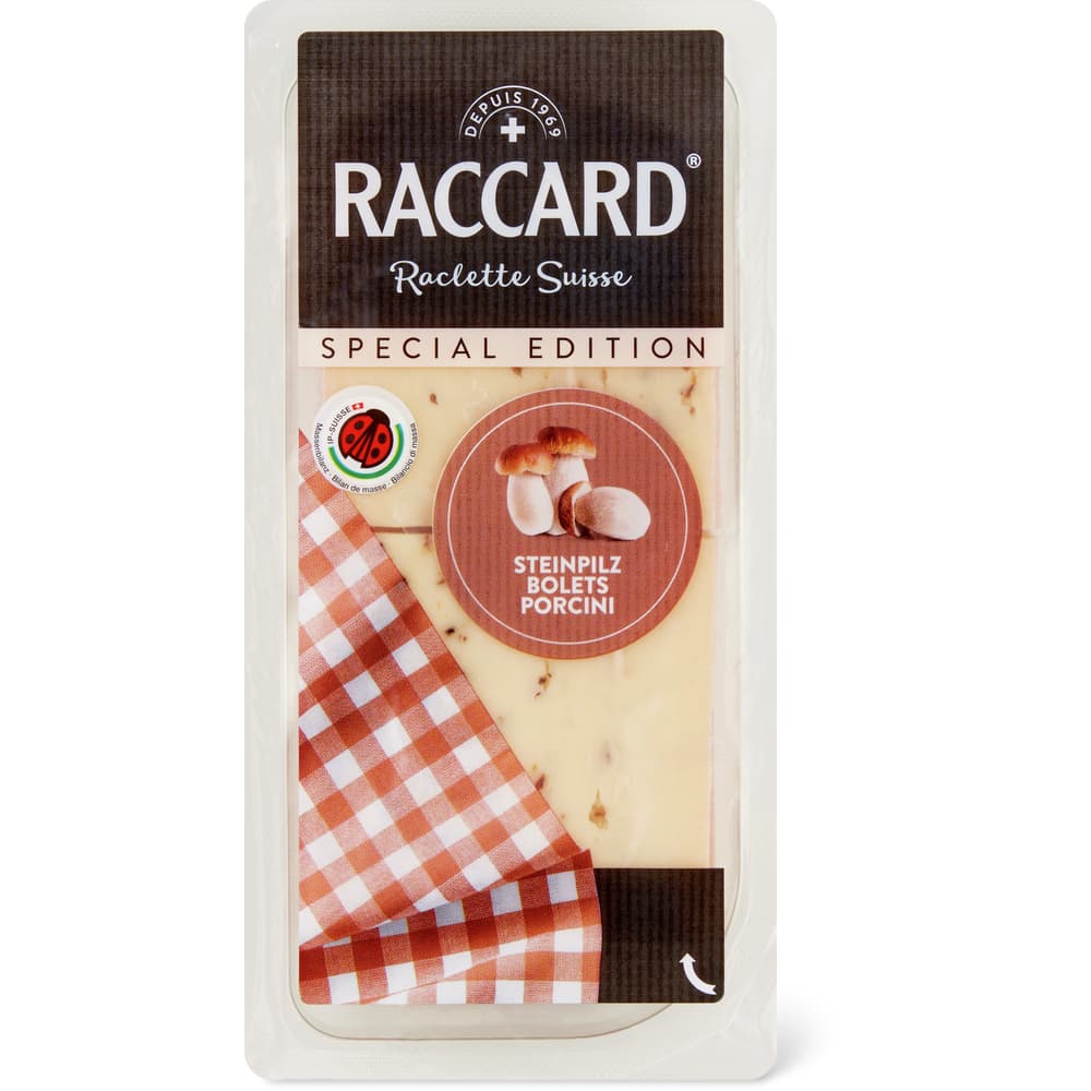 Raccard IP-SUISSE Raclette Steinpilz - 6 Scheiben