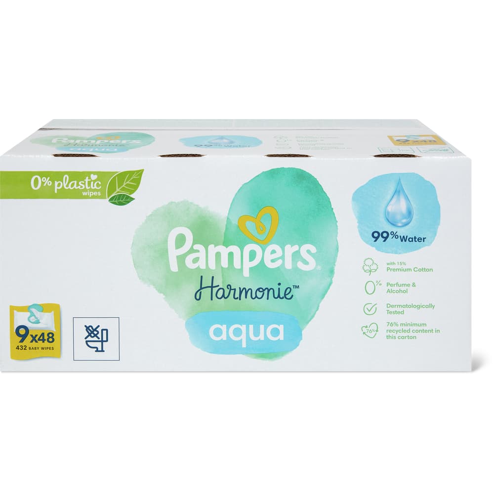 Pampers Feuchttücher 99% Water 0% Perfume