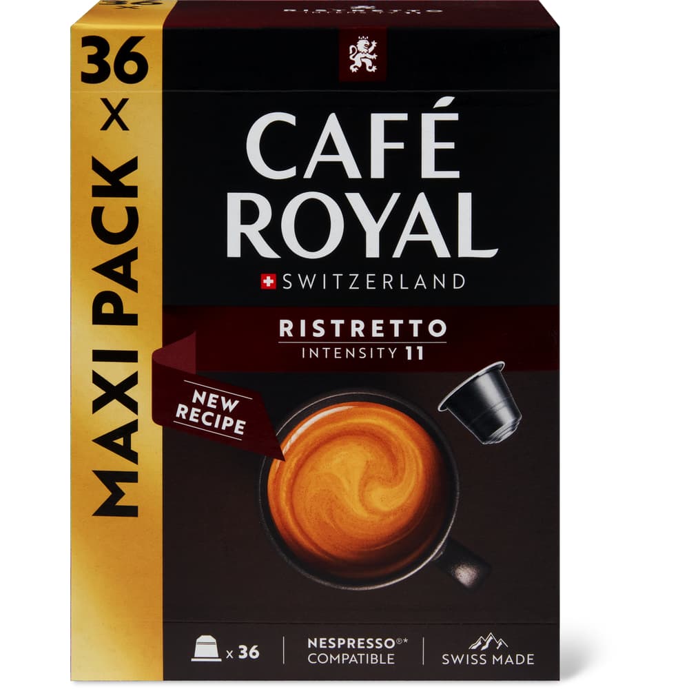 Café Royal Kaffee-Kapseln aus Aluminium Ristretto - Intensität 11/10
