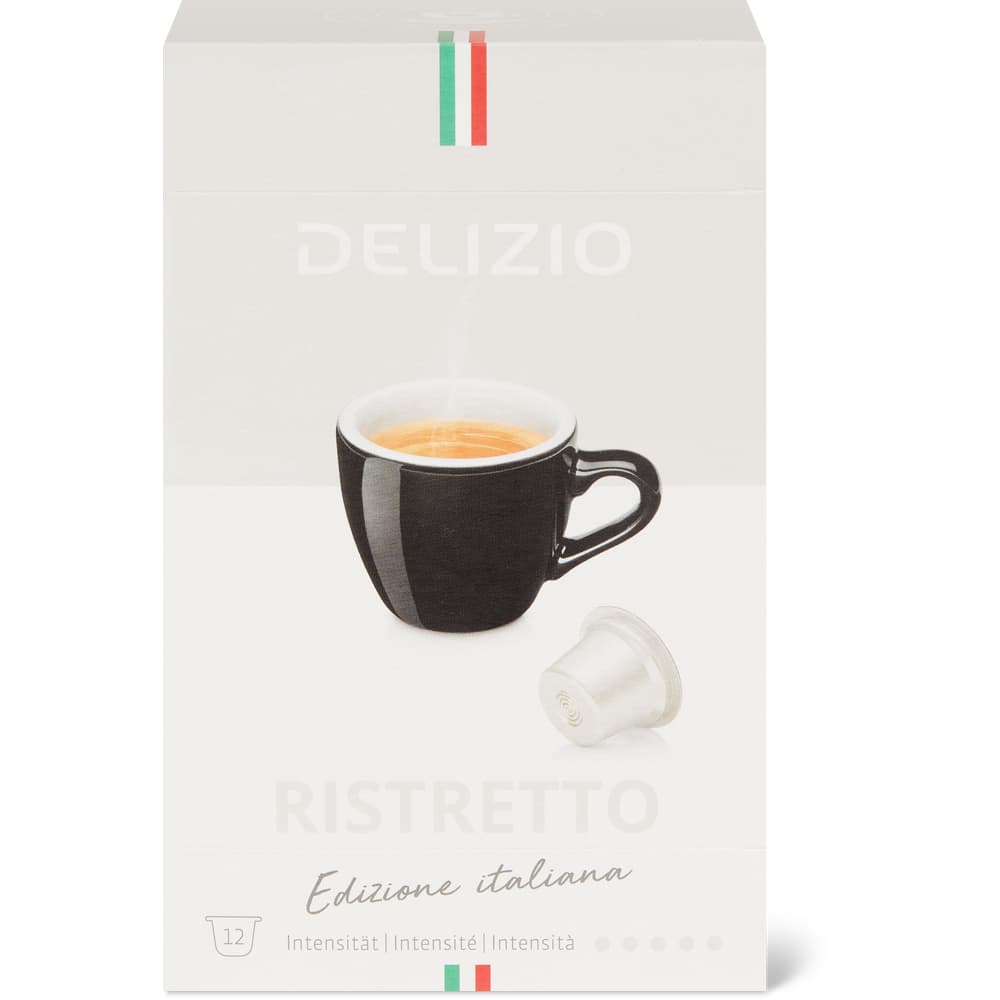 Delizio Ristretto Kaffee-Kapseln Ristretto, System Delizio