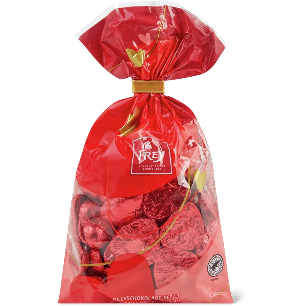 Milchschokolade-Herzli