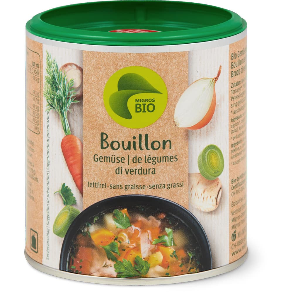 Migros Bio Bouillon Gemüse Fettfrei