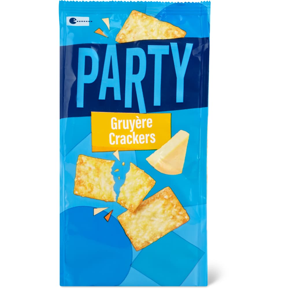 Party Crackers mit Käse Gruyère AOP
