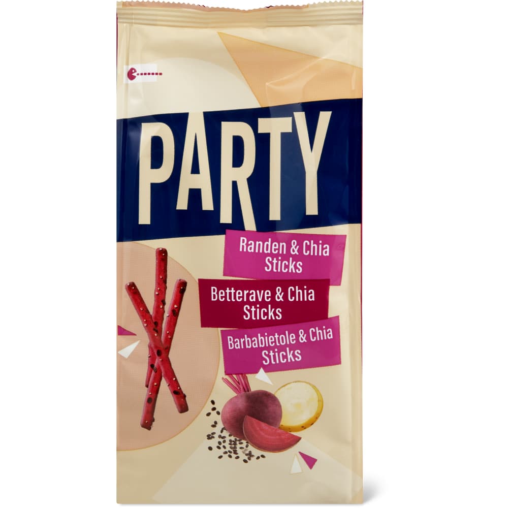 Party Apéro Sticks Randen und Chiasamen