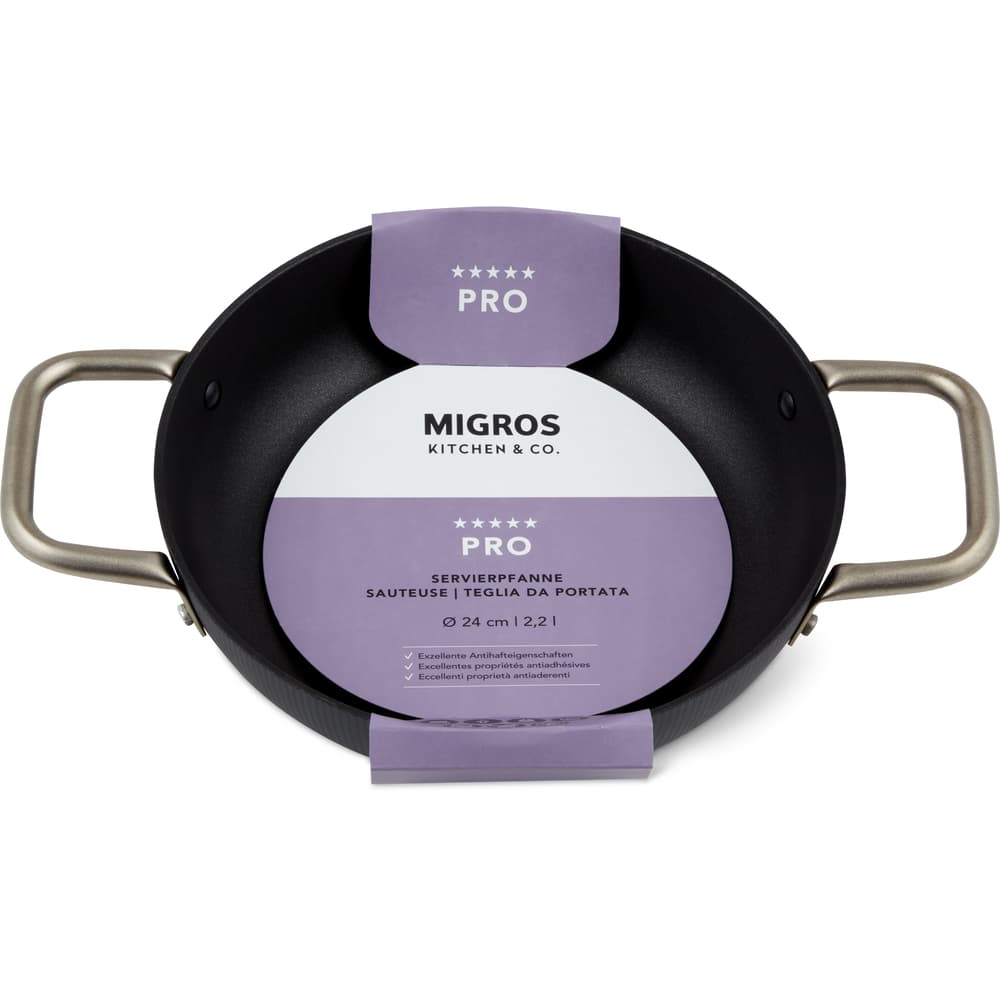 Migros Kitchen & Co. Pro Servierpfanne ø 24cm, 2.2l